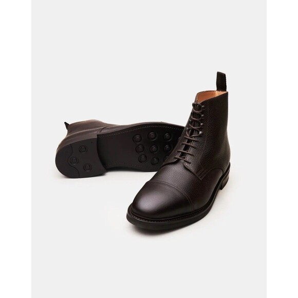 Morjas The Jumper Boot Men’s US 12.5 UK 12 Brown Grain Leather Sold Out $400 USD - Picture 15 of 16